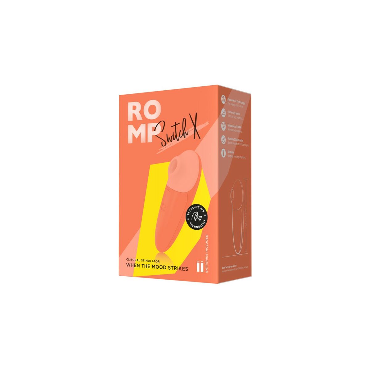 Ssący masażer do Łechtaczki Romp SWITCH
